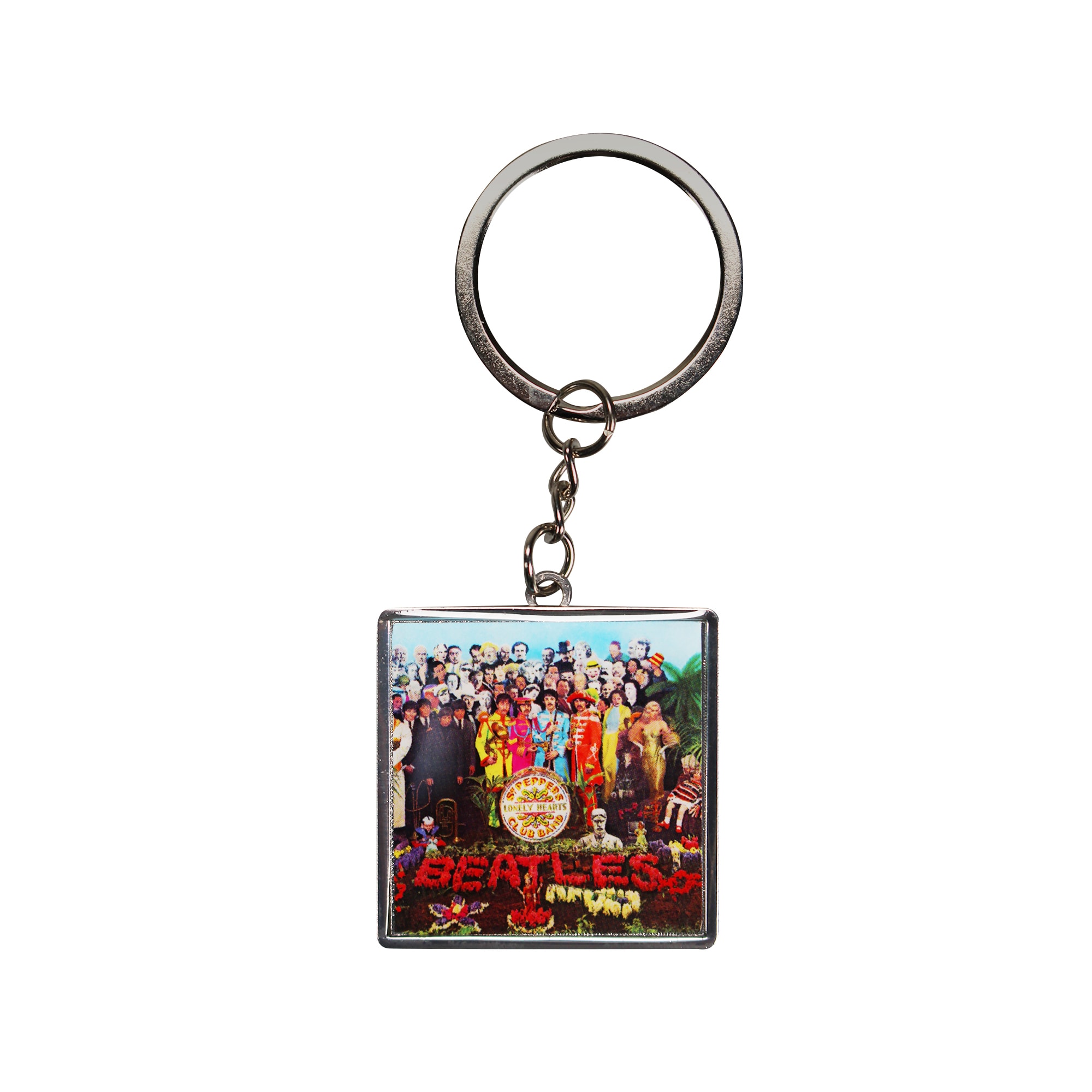 The Beatles Sgt. Pepper Drumhead Metal Keyring