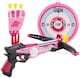 image 4 of Kids Toy Crossbow Set – Suction Cup Arrows, Target Board & Quiver (Pink) - Indoor & Outdoor Archery Play for Ages 6+