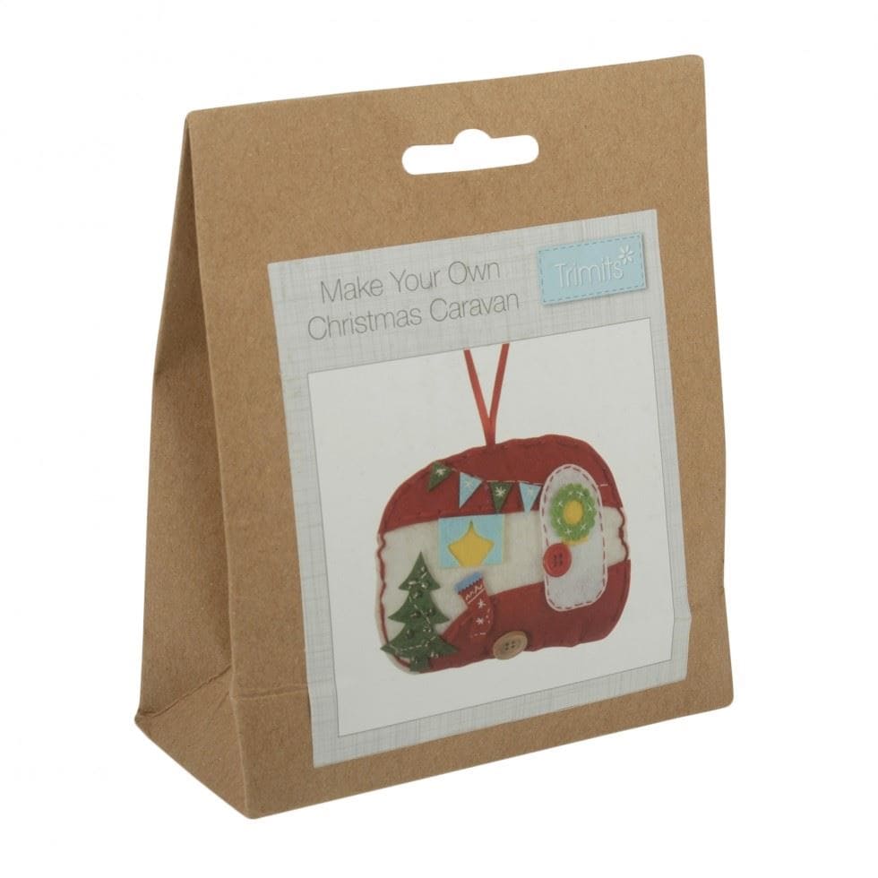 Trimits FELT DEC XMAS CARAVAN - Felt Decoration Kit: Christmas: Caravan