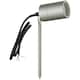 image 3 of Set of 2 Blaze - Stainless Steel Outdoor Spike Lights Silver | Clear