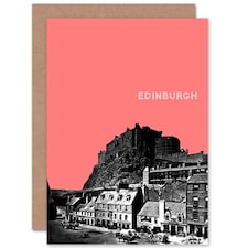 Grassmarket Edinburgh Coral Scottish Scotland Card