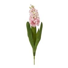 Hill Interiors Hyacinth Stem Artificial Plant - Pink - One Size