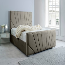 Marco Plush Superking Bed Frame - Grey