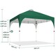 image 4 of Yaheetech 300 cm  × 300 cm Portable Instant Heavy-Duty Canopy Green | Dark Green
