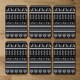image 4 of Heiroglyphs on Black (Coaster)