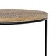 image 4 of Side table 60 x 39,5 x 60 cm Natural Black Metal Wood (2 Units) N/A