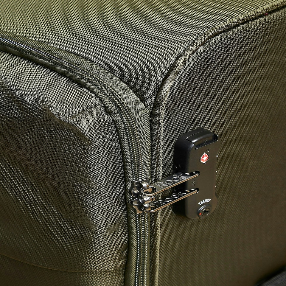 image 1 of Rock Paris Large Suitcase Green | Green | Large