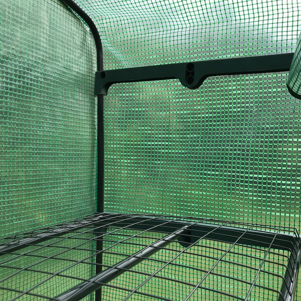 image 1 of Reinforced Replacement Cover for 4 Tier Extra Wide Greenhouse