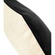 image 2 of Westford Mill Fairtrade Piped Cushion Cover - Natural/Black - One Size