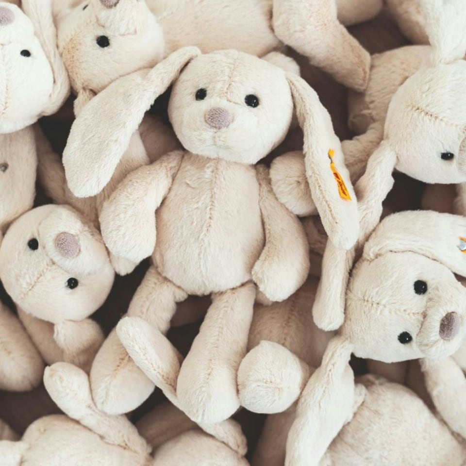 image 1 of Steiff Tilda Rabbit Soft Toy, Yellow | Yellow | Yellow