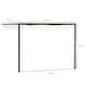 image 5 of Outsunny 3 x 3m Outdoor Lean To Pergola Retractable Canopy Wall Mounted Gazebo Patio Shelter Sun Shade, Cream White