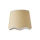 image 1 of ValueLights Dutton Natural White Trim Scallop Large Ceiling Lamp Shade | White