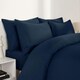 image 2 of OHS 2 x Hotel Luxury Quality Bedroom Housewife Pillowcases, 50x75cm - Navy Blue