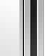 image 3 of Dalton Black All Glass Wall Mirror 100 x 70 CM Black