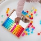 image 4 of Gem Circle Mirror Tray - Sensory Building Toys for Children