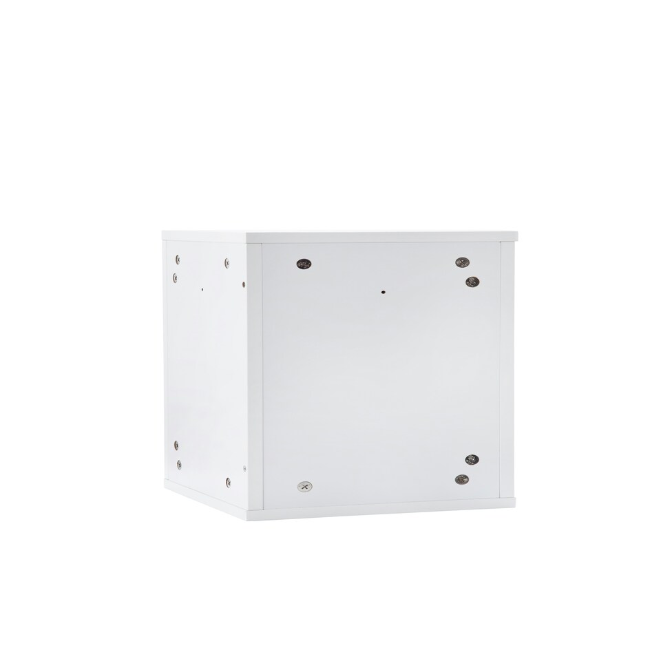 image 1 of Elegant Brands Salcombe Upright Bread Bin and Kitchen Corner Cabinet in White White
