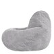 image 5 of Dalton Kids Beanbag Corduroy Light Grey Set of 2 | Grey | Light Grey | M | 2