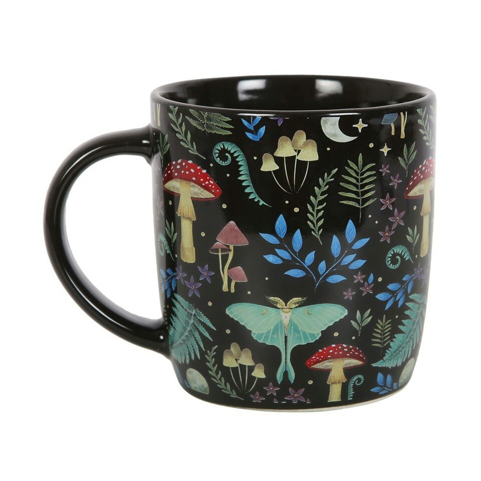 image 1 of Something Different Dark Forest Mug - Black/Multicoloured - One Size