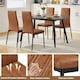 image 5 of Yaheetech Set of 4 High Back Dining Chairs