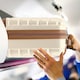 image 5 of 40x20x25cm Ryanair Free Carry-On Maximum Size Cabin Suitcase - Lightweight 4 Wheel ABS Hard Case - Cabin Carry On Hand Luggage Suitcase 100+ Airline Approved Cream | Cream | Cabin Bag