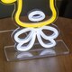 image 6 of 25cm Light up Christmas Reindeer Face Table Top Neon Sign