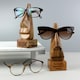 image 7 of Personalised Wooden Nose-Shaped Glasses Holder Silver