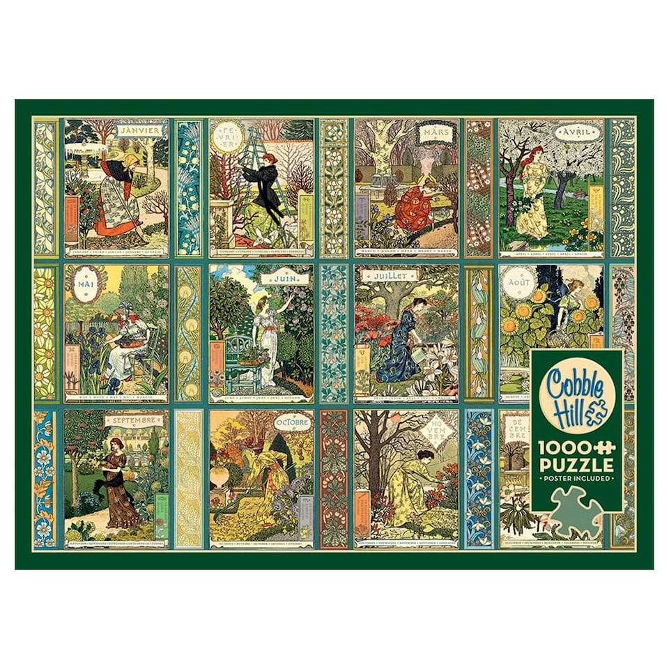 image 1 of Cheatwell Games Jardiniere: A Gardener's Calendar Jigsaw Puzzle 1000 Pieces