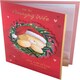 image 9 of Cute Forever Friends Bear in Wreath Design Boxed Christmas Card for Wife