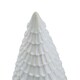 image 3 of Hill Interiors Ceramic Fir Tree Decoration - White - One Size
