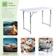 image 6 of 4ft 1.2m Folding Heavy Duty Outdoor Trestle Party Garden Table