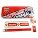 image 1 of Arsenal FC Crest Tin Stationery Set - Red/White/Blue - One Size
