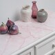image 8 of Sticky Back Plastic Marble Pink Kitchen Self-adhesive Vinyl Wrap for Cupboards, Doors and Worktops 67.5cm x 2m (7 rolls) - d-c-fix