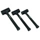 image 5 of 3pc Dead Blow Hammer Set Mallet Shot Loaded Head Impact Recoil 1lb 2lb 3lb