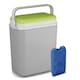 image 1 of 12L Camping Lunch Cooler Box with 1 Ice Pack | Green | 1