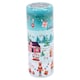 image 7 of Christmas Metal Storage Mini Tins Set Nesting Stacking Containers Festive Design | Multi | Teal