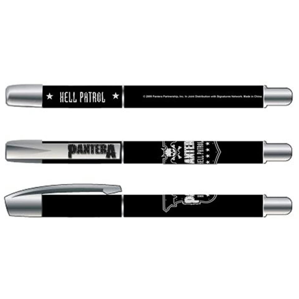 Pantera Pen: Hell Patrol Shield with Plastic Gel Ink - PANTPEN01