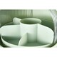 image 5 of Living and Home Freestanding Large Rotated Makeup Organizer Green