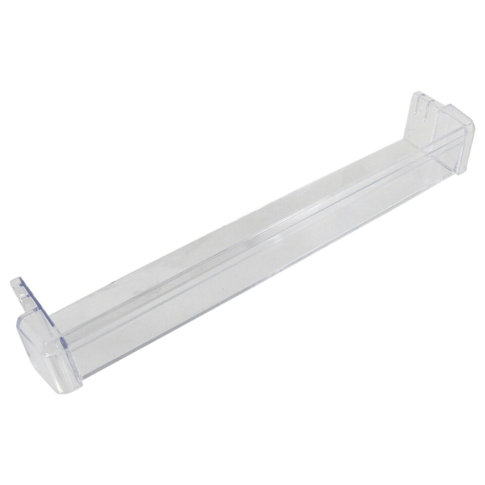 image 1 of SPARES2GO Upper Lower Door Shelf for CDA BC2763/0 BK2963FA/0 BK3163/0 BK3163FA/0 FW852/0 FW872/0 Fridge Freezer Clear