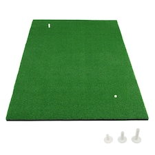 COSTWAY Golf Hitting Mat Standard Real Feel Golf Practice Mat