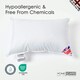 image 3 of Homescapes Luxury Super Microfibre Cushion Pad Insert Inner 35 x 50 cm (14 x 20") White