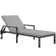 image 1 of Outsunny Wicker Chaise Sun Lounger Garden with Adjustable Backrest