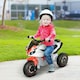 image 7 of HOMCOM Kids Ride-On Police Bike 3-Wheel Vehicle w/ Music Lights 18-36 Mths