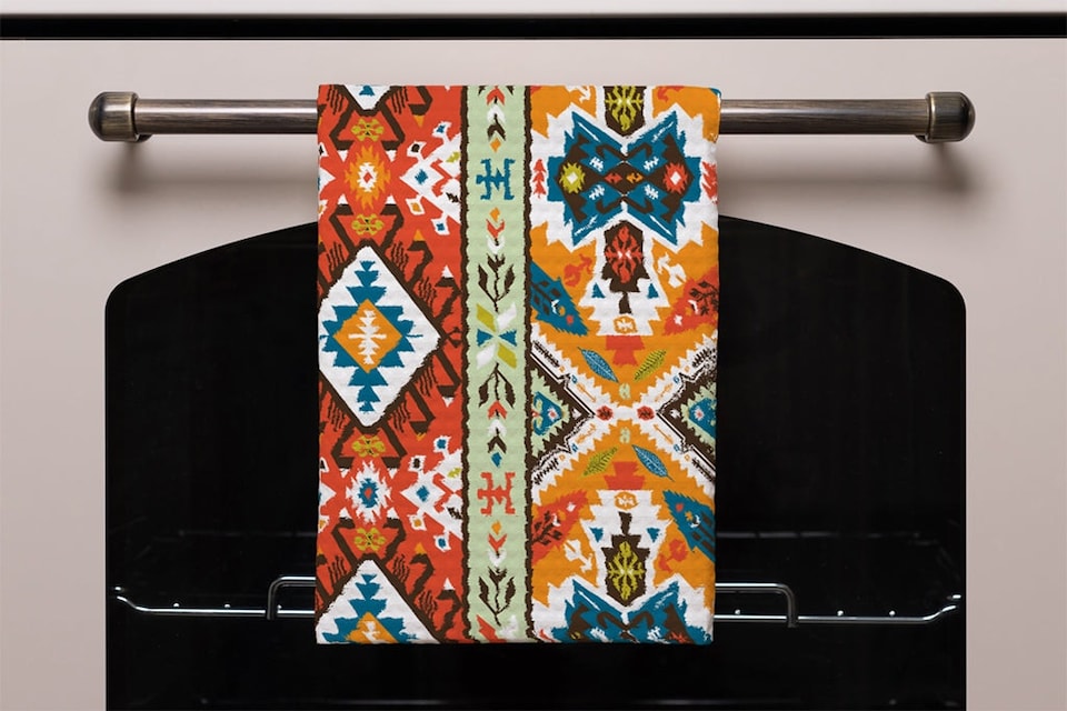 image 1 of Colorful pattern in tribal style (Kitchen Towel)