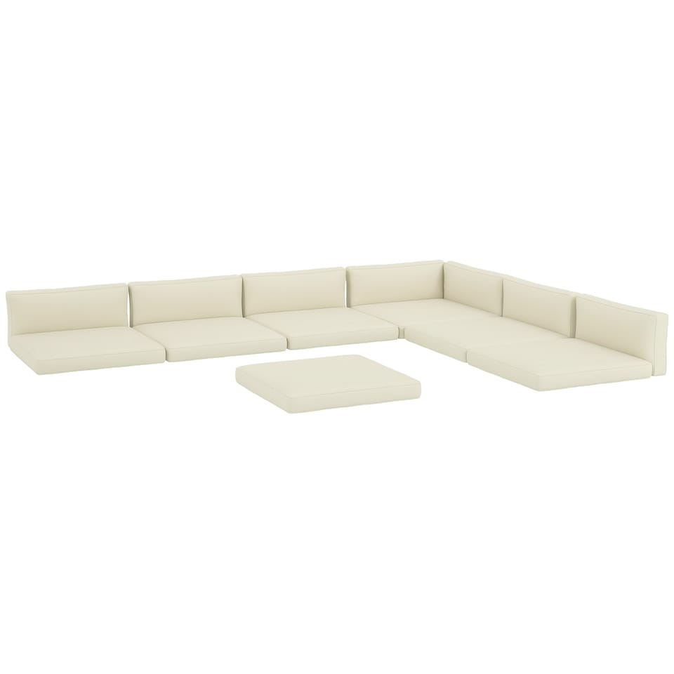 image 1 of Outsunny Replacement Cushions for Outdoor Furniture Garden Seat Cushion Pad