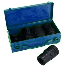 1in Drive Deep Metric Impact Impacted Sockets 6 Sided 27mm - 33mm 4pc Set