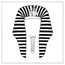 Tutankhamun (Picture Frame) White | L