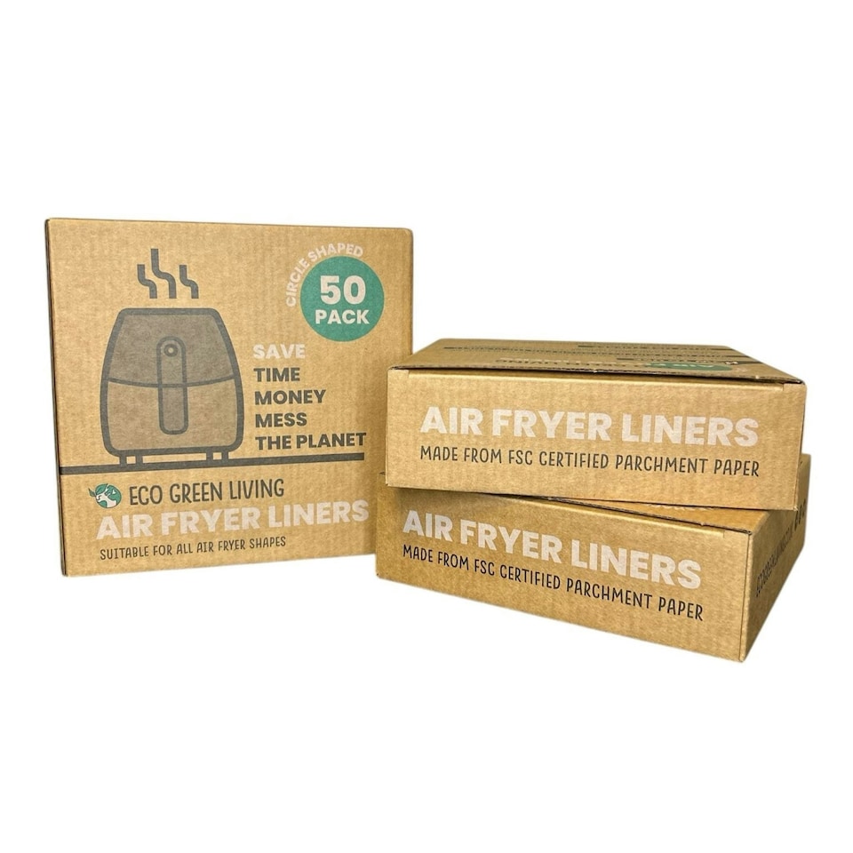 image 1 of Air Fryer Liners, Suitable For All Air Fryers | 3 Pack | Eco Green Living