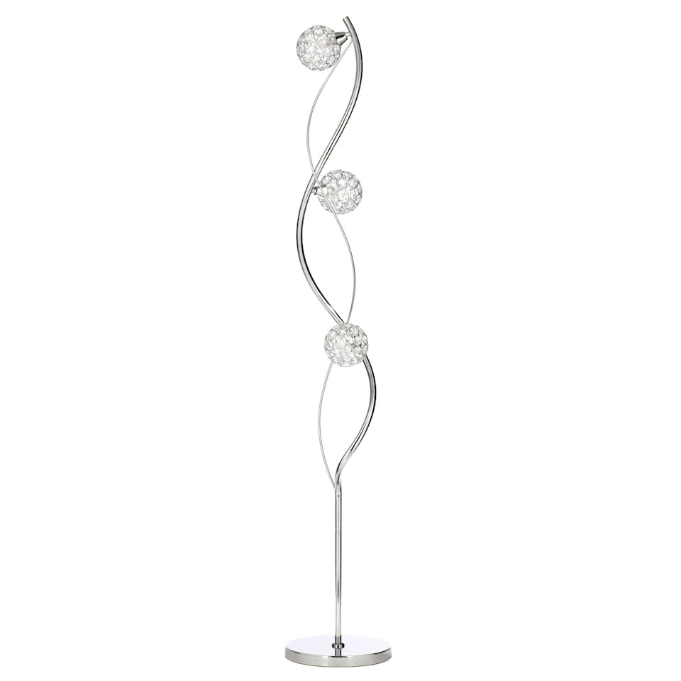 image 1 of BHS Orianna Floor Lamp, Chrome