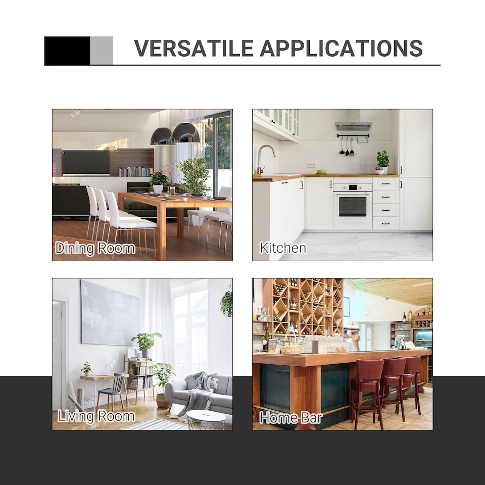 image 1 of HOMCOM Bar Table Adjustable Height Round Bistro Table with Swivel Top Metal Frame Counter Surface Stylish Kitchen Conservatory White