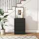 image 6 of HOMCOM Bedroom Chest of Drawers, 4 Drawers Dresser, Drawer Unit, Black
